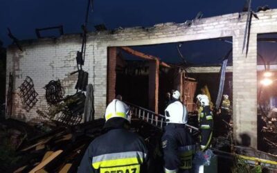 Incydent w Lipinach: Stodoła Staje Się Ofiarą Pożaru.