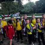 Młodzi Piłkarze Orląt Łukowskich na meczu Legii Warszawa