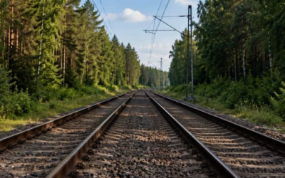 Betonowe bloczki na torach w Jedlance. Dwie lokomotywy najechały na przeszkody